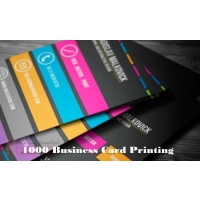 1000 Business Cards With Both Side Printing Lamination
