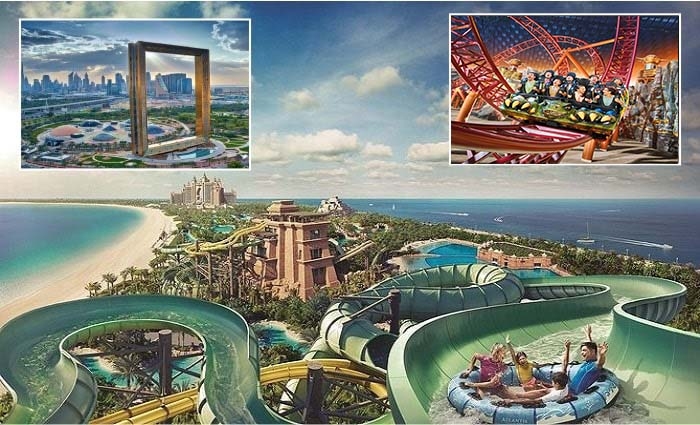 Combo: Atlantis Waterpark with IMG or Dubai Frame 