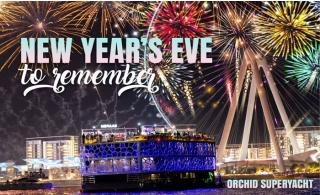 New year's Eve 5 Hours Dinner Cruise on Superyacht Orchid Yas Abu Dhabi