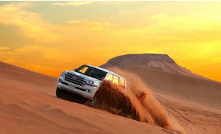 Desert Safari VIP 4x4 with Pick Up & Drop Off with Live Entertainment and Dinner by Royal Desert Tours.